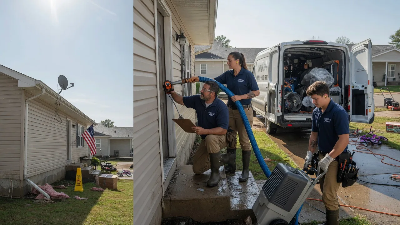 Ceiling Water Damage Restoration in Johnson City, TX near me